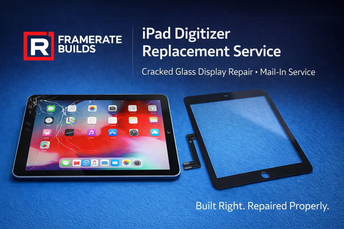 iPad 5th Generation battery and digitizer repair services
