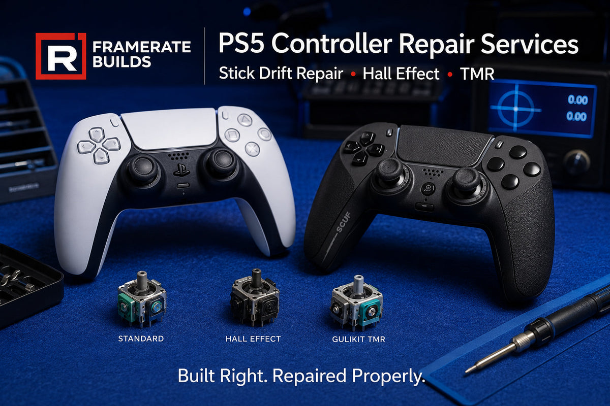 PS5 DualSense and SCUF Reflex controller repair services