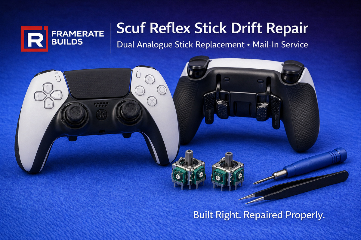 Scuf Reflex standard dual-stick drift repair mail-in service